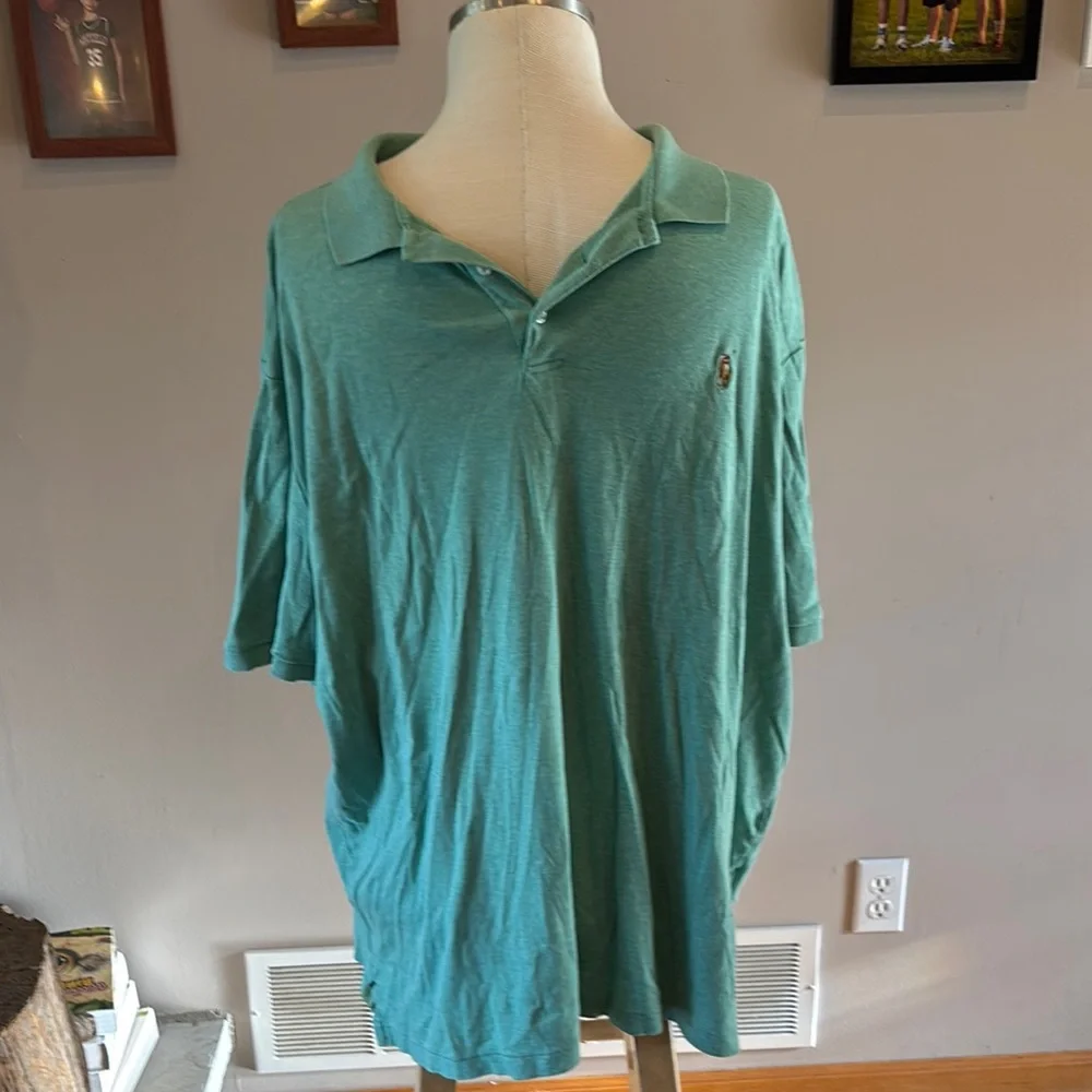 Polo by Ralph Lauren Green Casual Polo Shirt men’s XXL